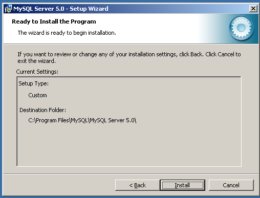 MySQL Installer Installation Summary
            (Windows)